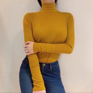 Zara ginger turtleneck 🧡